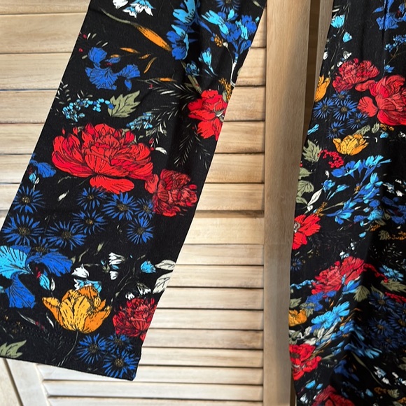 H&M Wildflower Fitted Stretchy Long Sleeve Dress - Picture 4 of 7